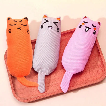 Catnip Teeth Grinding Plush Toy