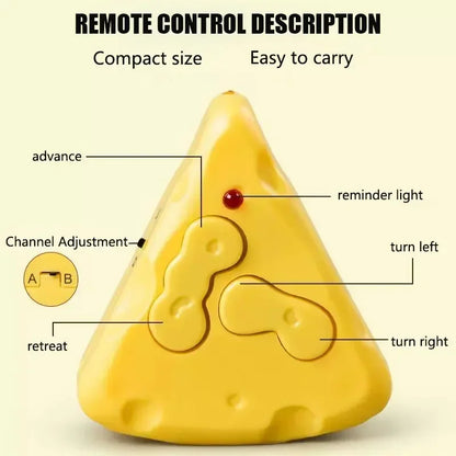 Remote Control Battery-Powered Plush Mouse